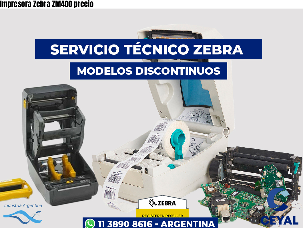 Impresora Zebra ZM400 precio