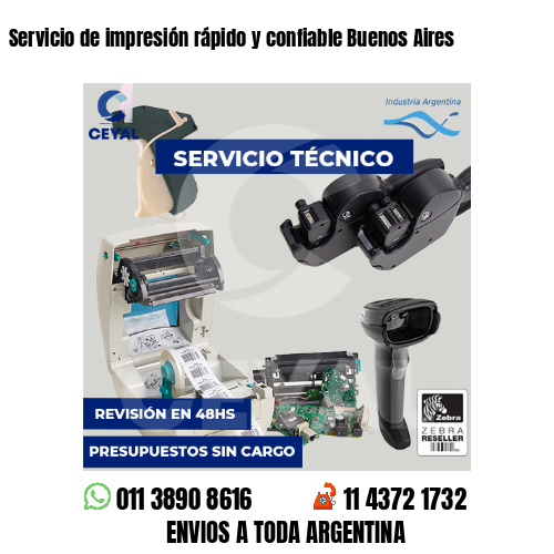 Servicio de impresión rápido y confiable Buenos Aires