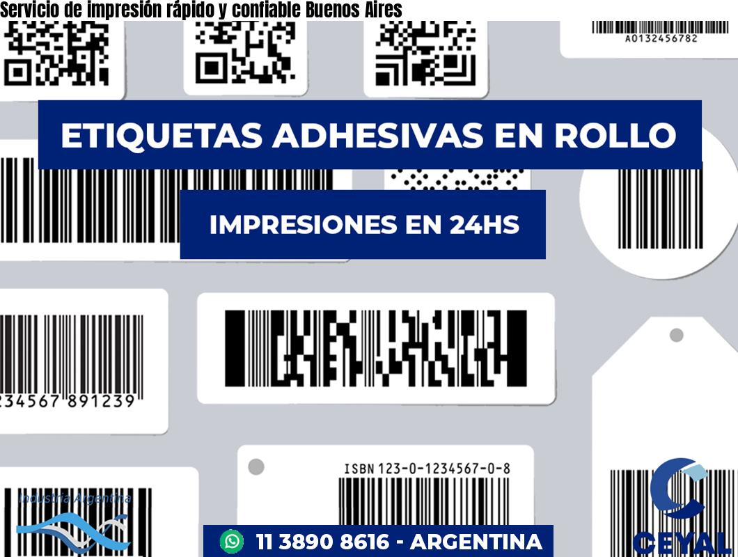 Servicio de impresión rápido y confiable Buenos Aires