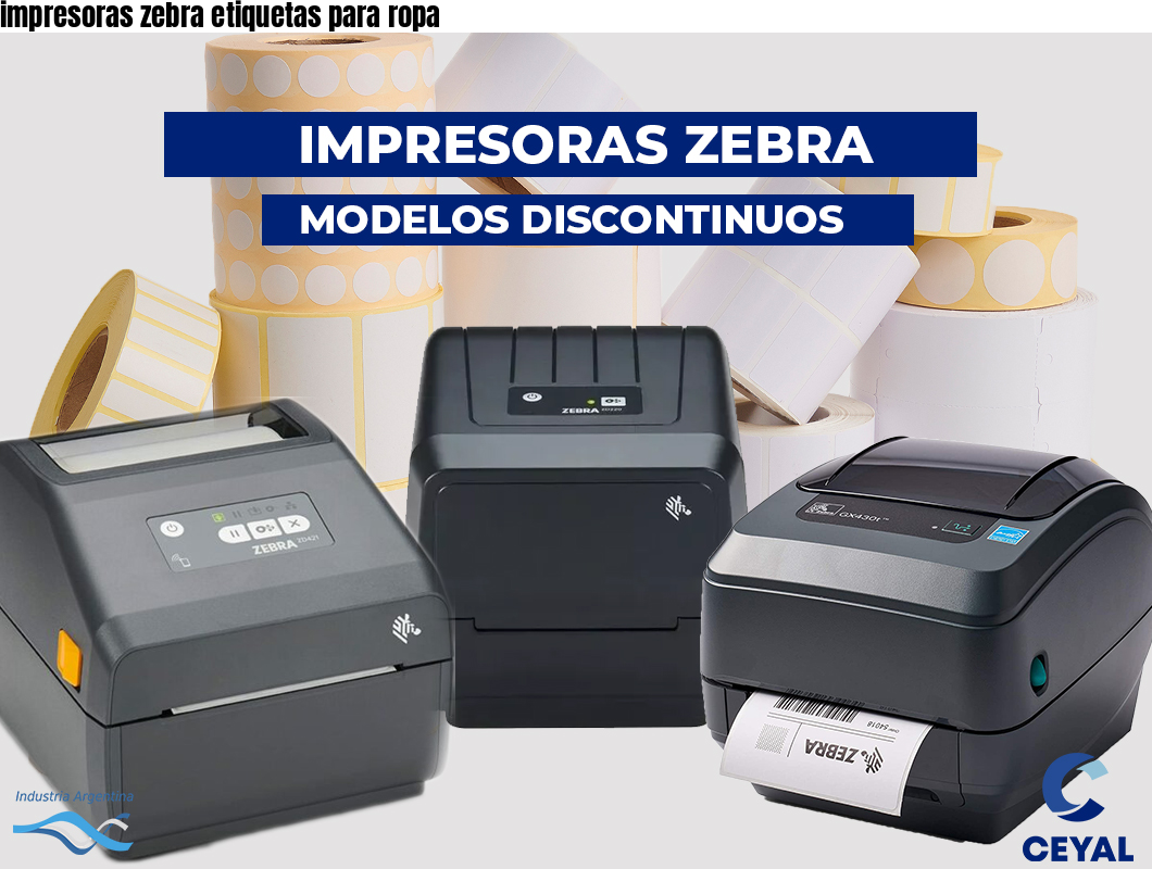 impresoras zebra etiquetas para ropa