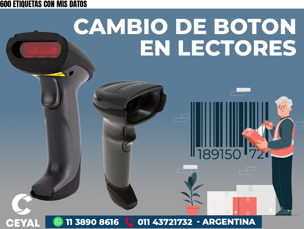 600 ETIQUETAS CON MIS DATOS