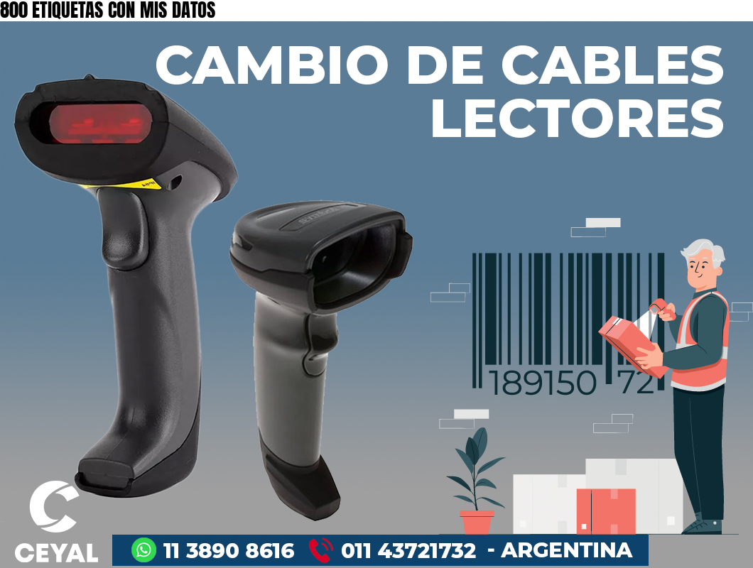 800 ETIQUETAS CON MIS DATOS