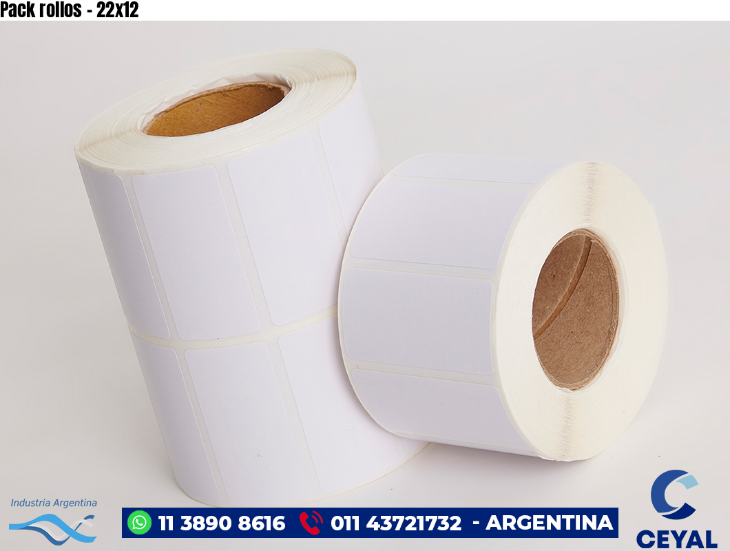 Pack rollos - 22x12