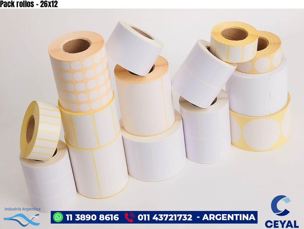 Pack rollos - 26x12