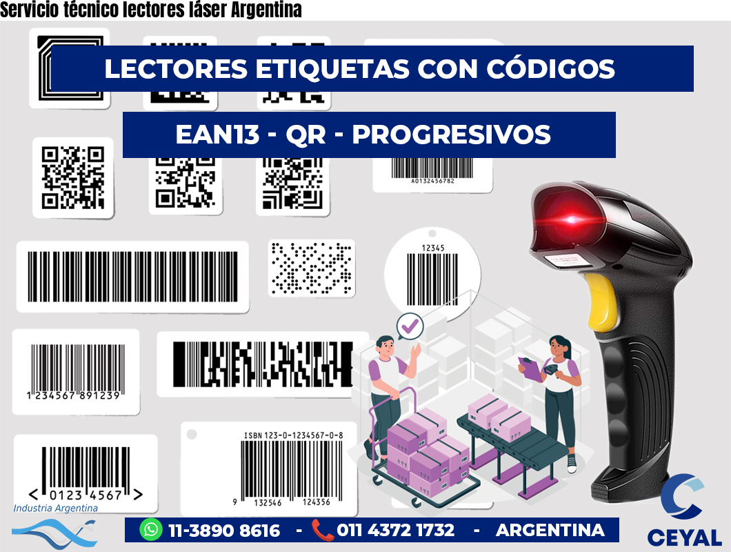 Servicio técnico lectores láser Argentina