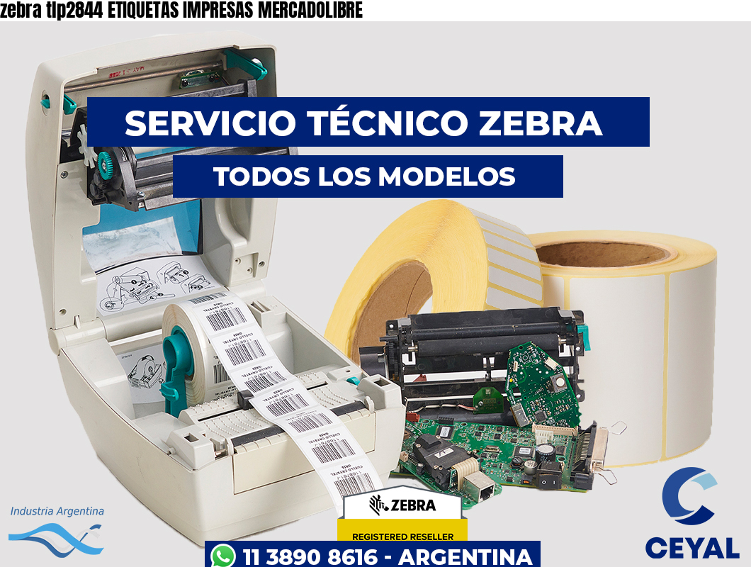 zebra tlp2844 ETIQUETAS IMPRESAS MERCADOLIBRE