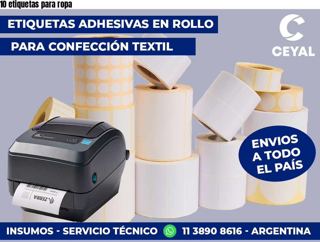 10 etiquetas para ropa