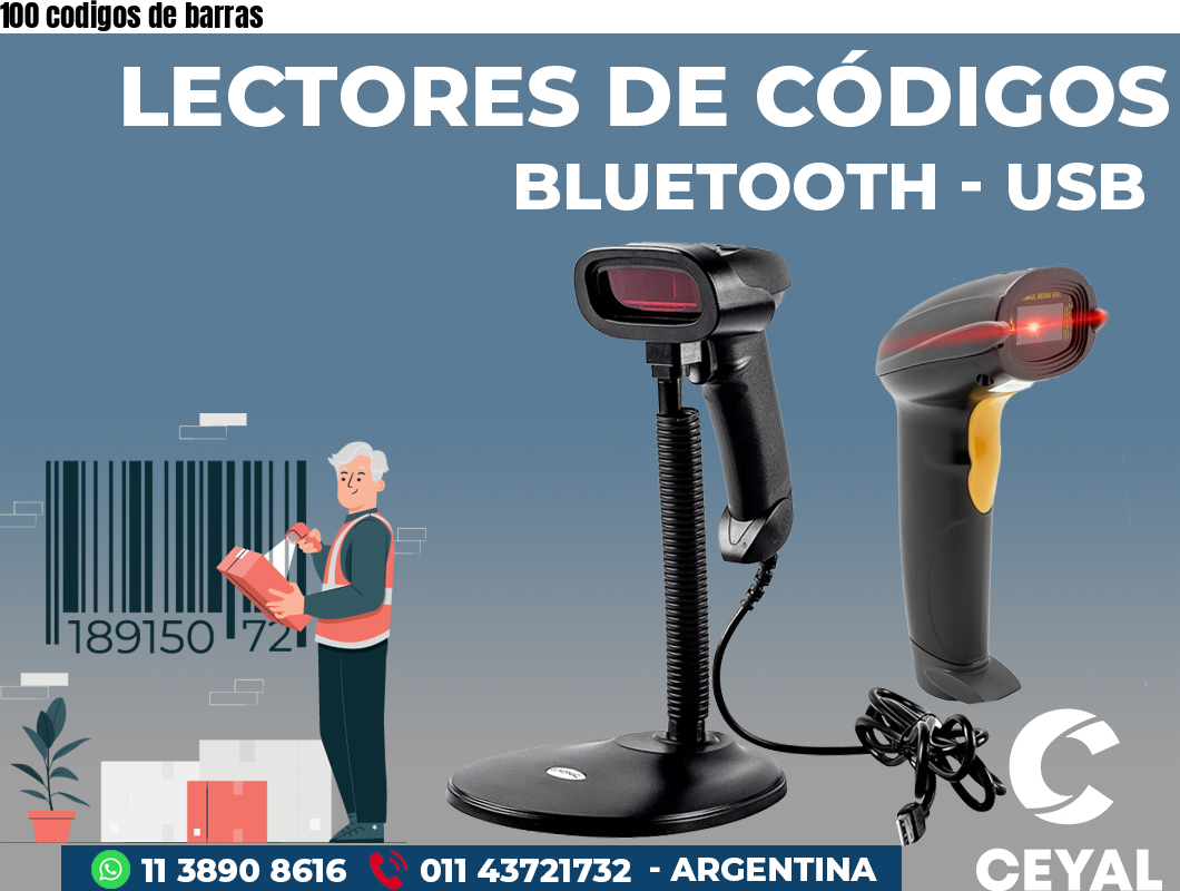 100 codigos de barras