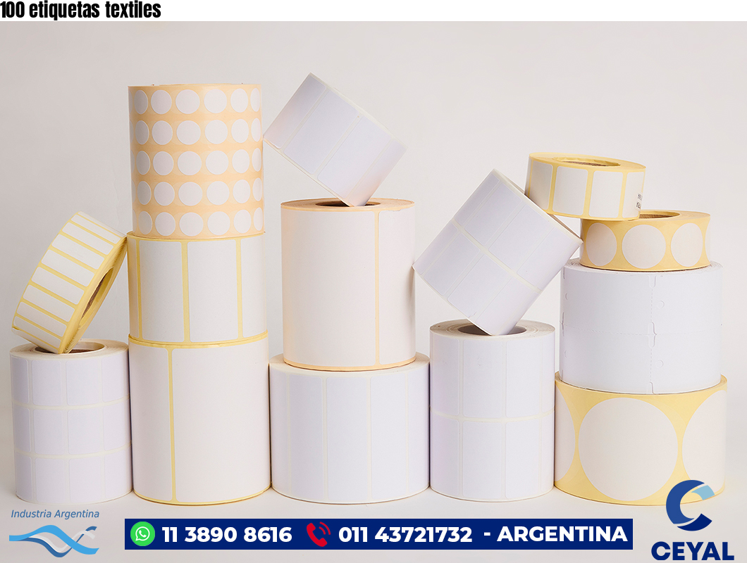 100 etiquetas textiles