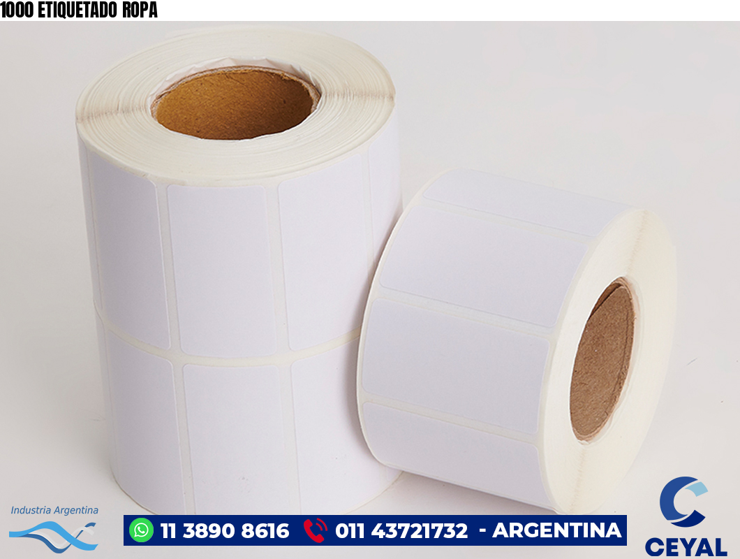 1000 ETIQUETADO ROPA
