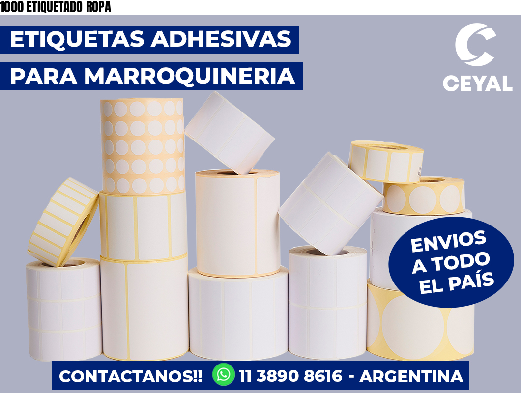 1000 ETIQUETADO ROPA