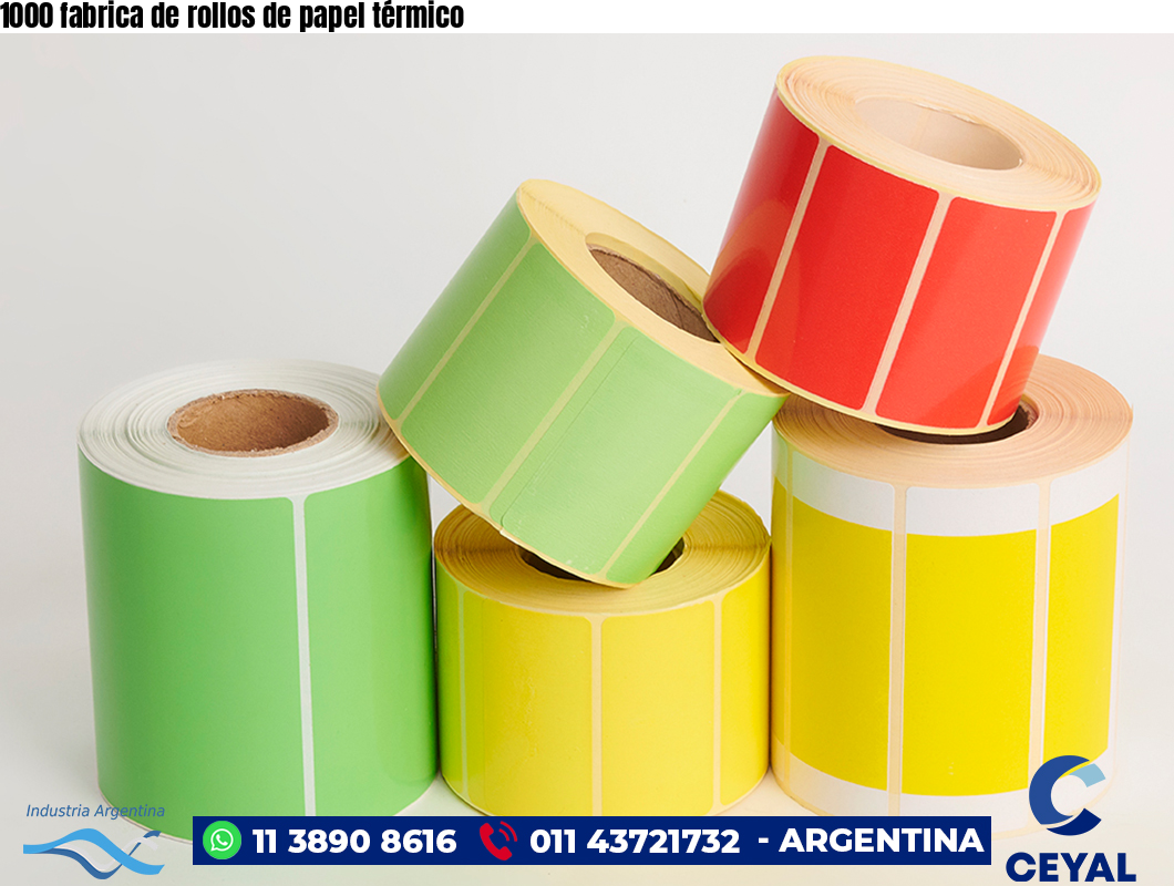 1000 fabrica de rollos de papel térmico
