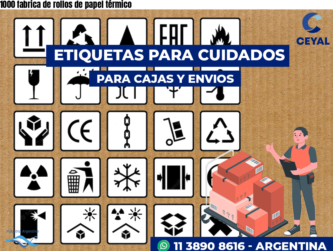 1000 fabrica de rollos de papel térmico