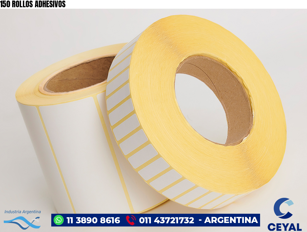 150 ROLLOS ADHESIVOS