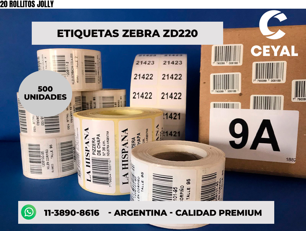 20 ROLLITOS JOLLY
