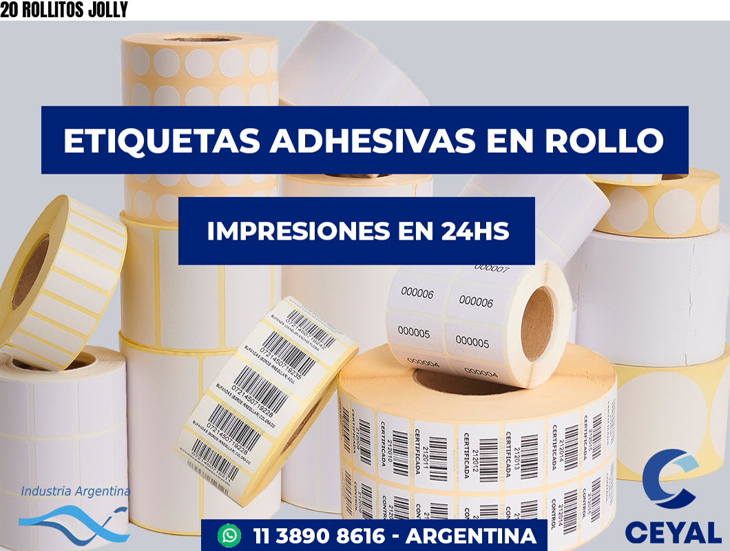 20 ROLLITOS JOLLY