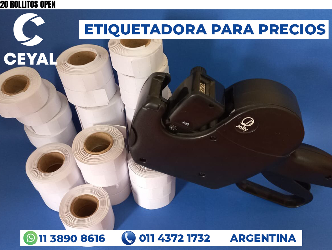 20 ROLLITOS OPEN