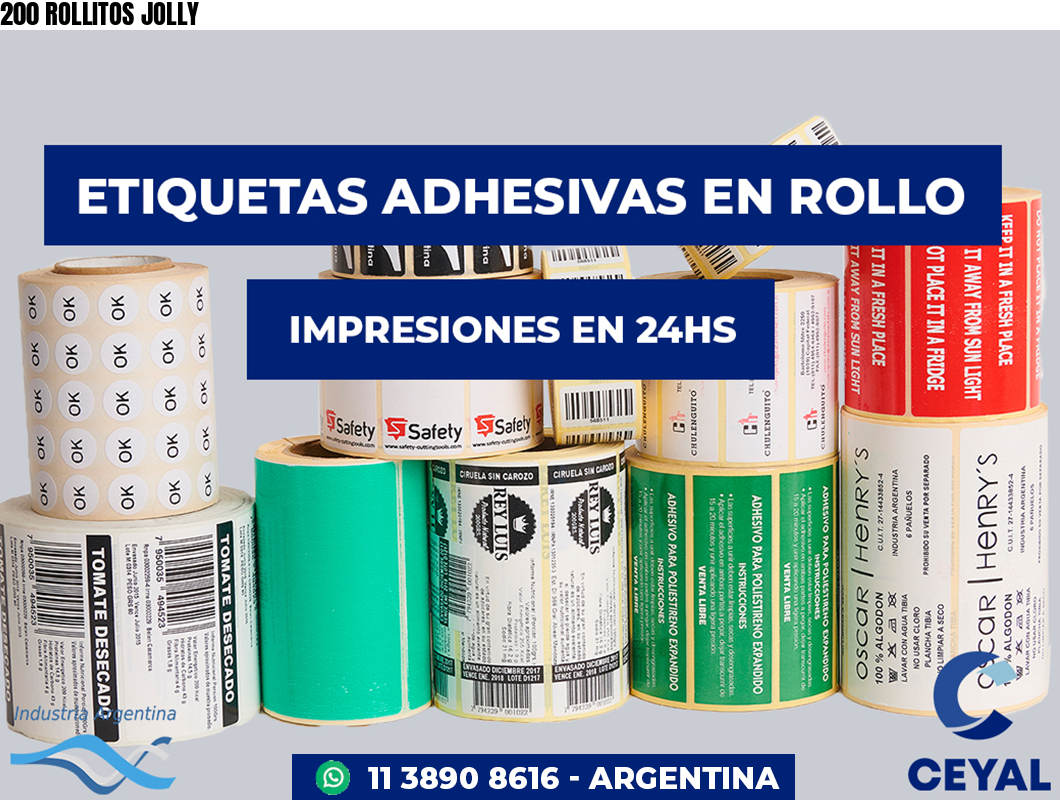 200 ROLLITOS JOLLY