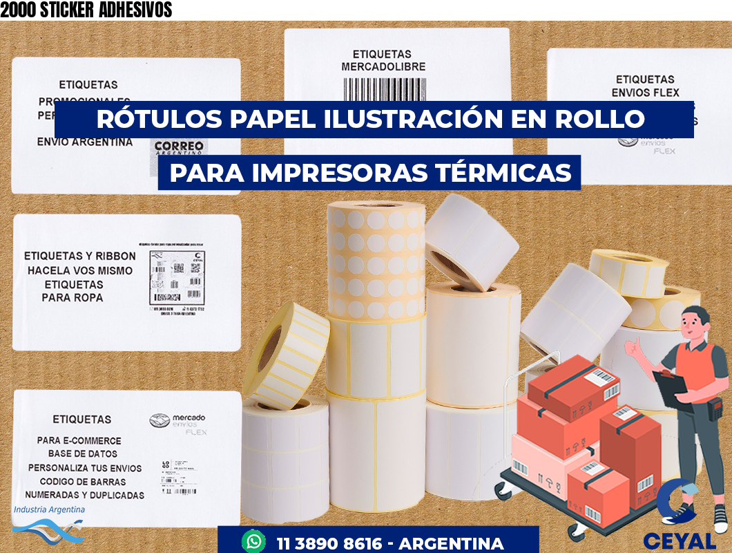 2000 STICKER ADHESIVOS
