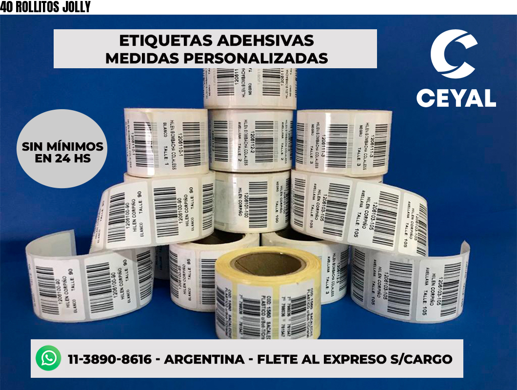 40 ROLLITOS JOLLY