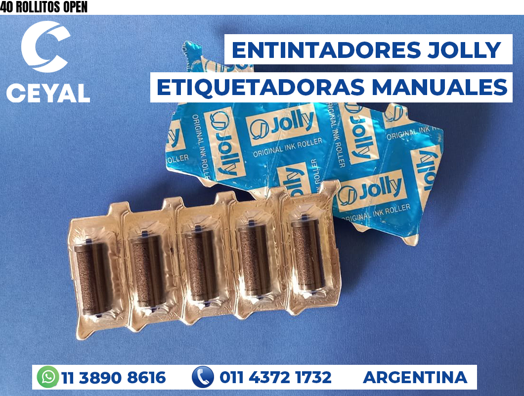 40 ROLLITOS OPEN