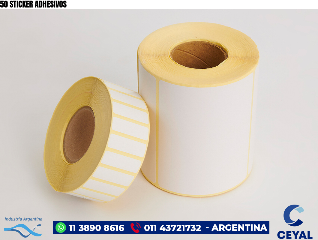 50 STICKER ADHESIVOS