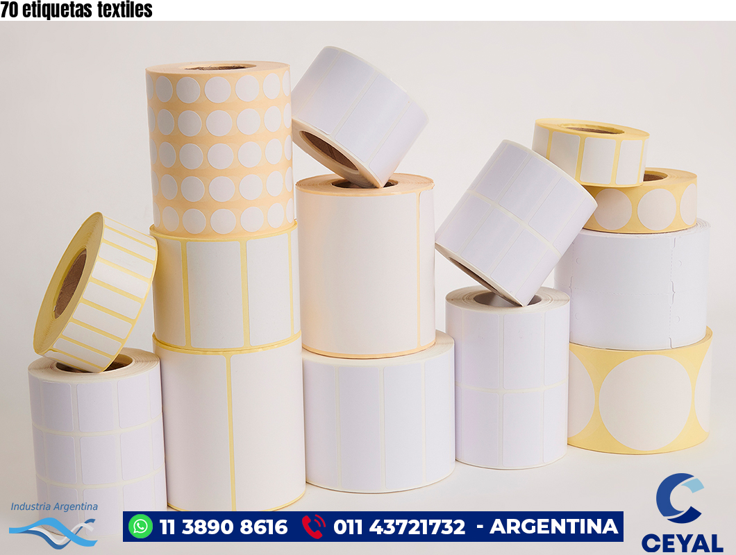 70 etiquetas textiles