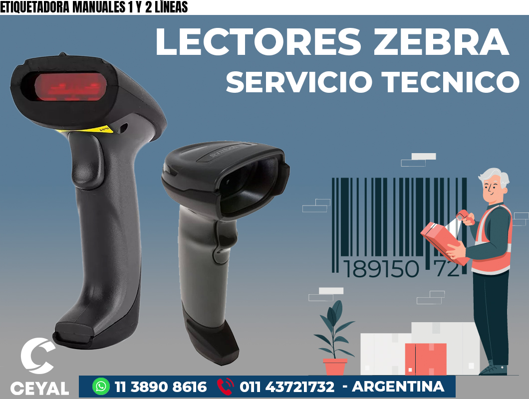 ETIQUETADORA MANUALES 1 Y 2 LÍNEAS