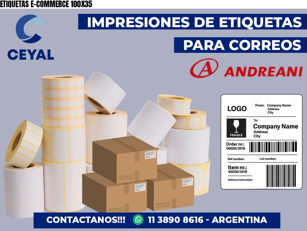 ETIQUETAS E-COMMERCE 100X35