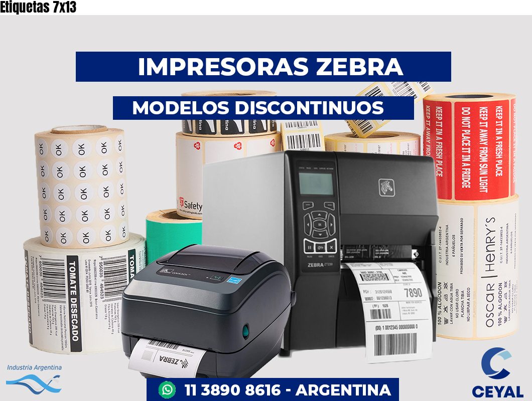 Etiquetas 7x13