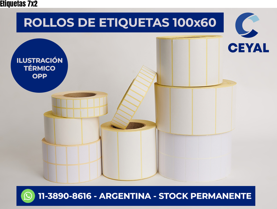 Etiquetas 7×2