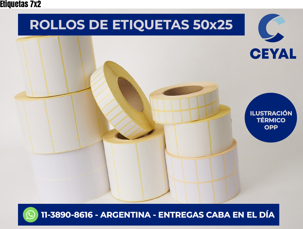 Etiquetas 7×2