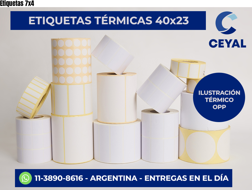 Etiquetas 7×4