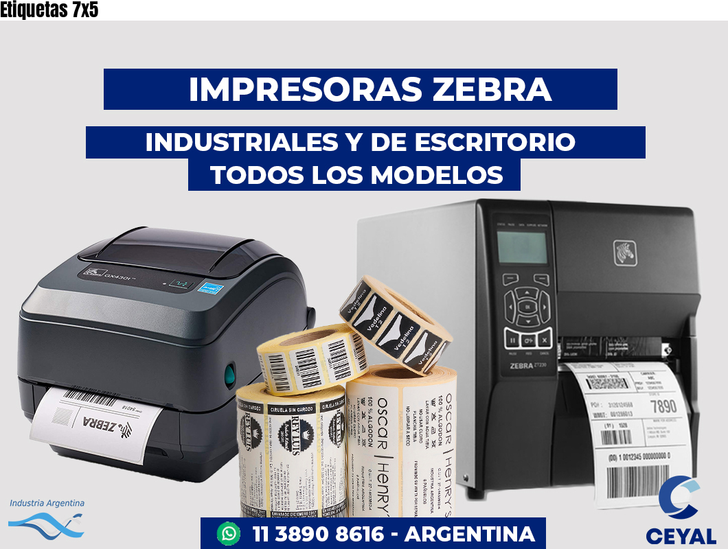 Etiquetas 7x5