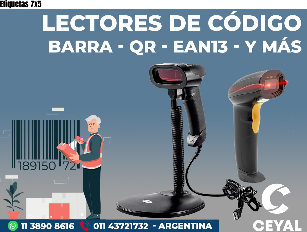 Etiquetas 7x5