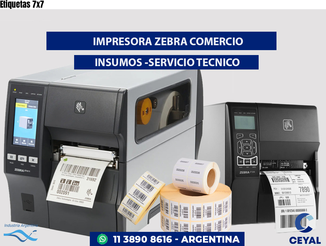 Etiquetas 7x7