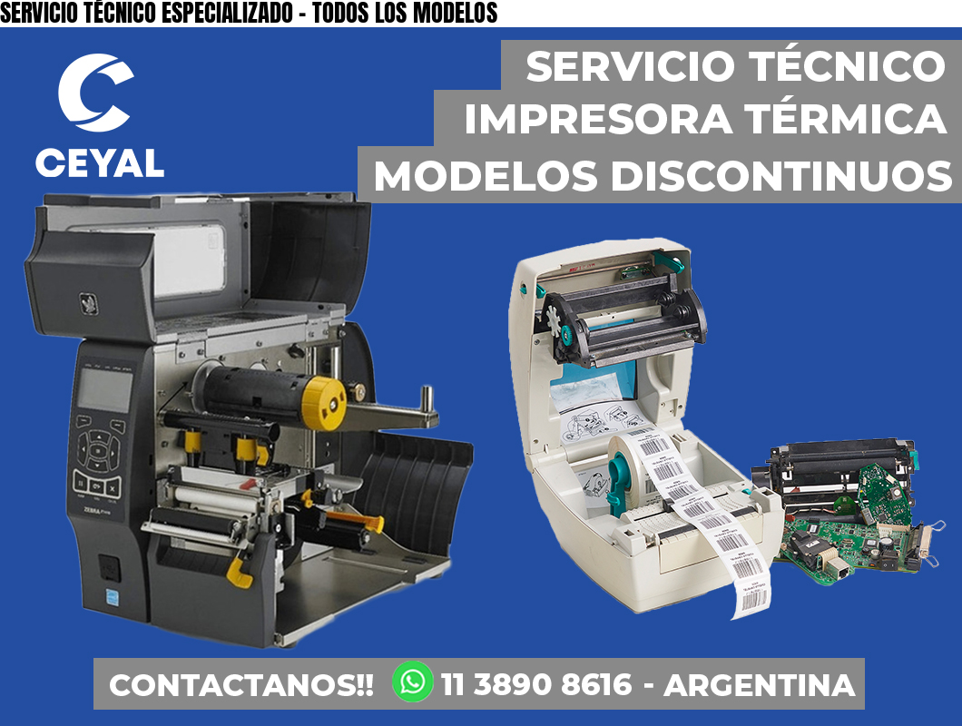 SERVICIO TÉCNICO ESPECIALIZADO – TODOS LOS MODELOS