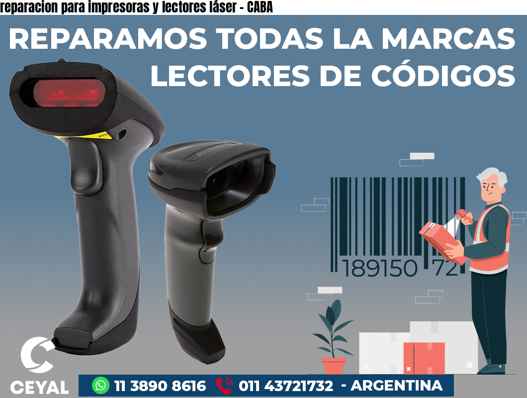 reparacion para impresoras y lectores láser - CABA