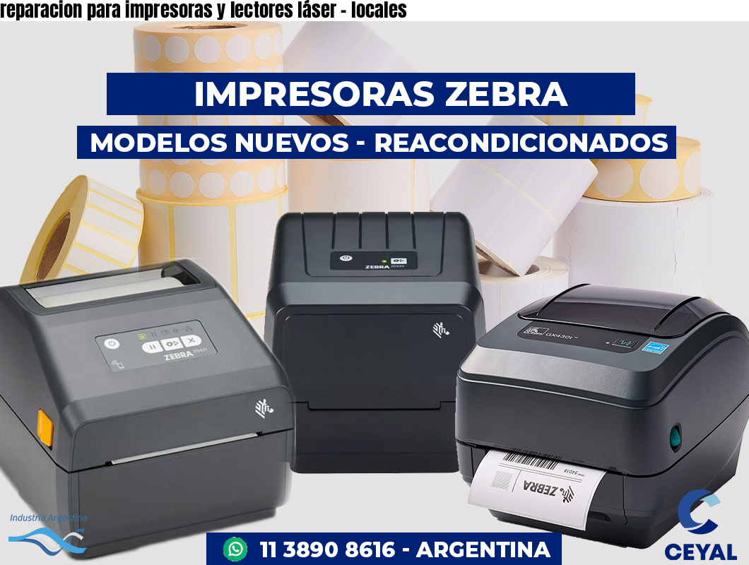 reparacion para impresoras y lectores láser - locales