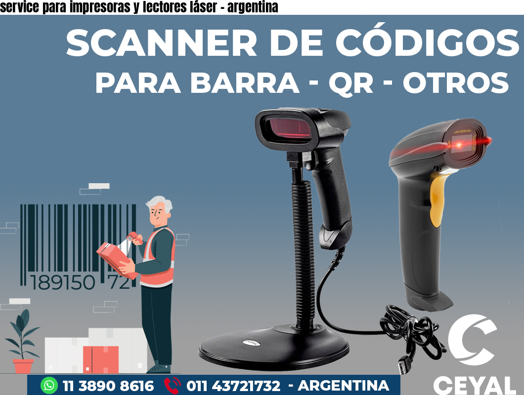 service para impresoras y lectores láser - argentina