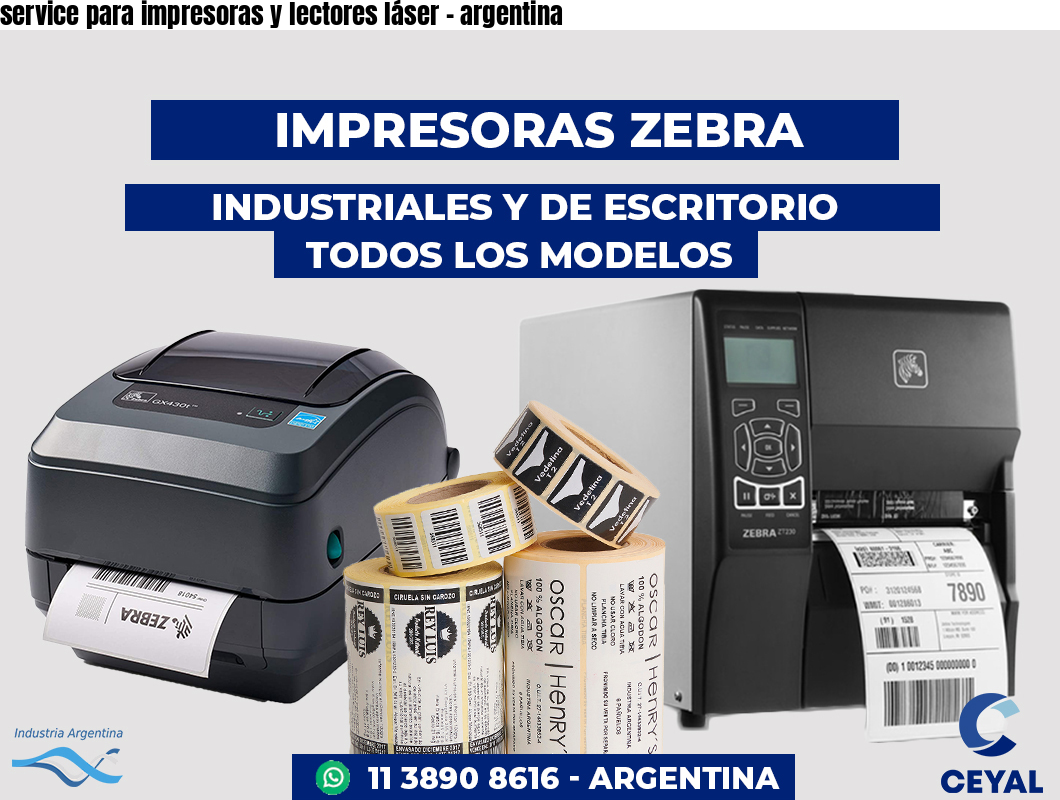 service para impresoras y lectores láser - argentina