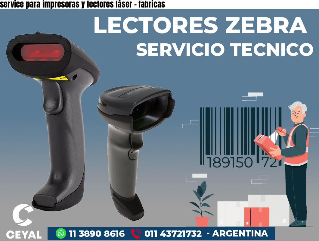service para impresoras y lectores láser - fabricas