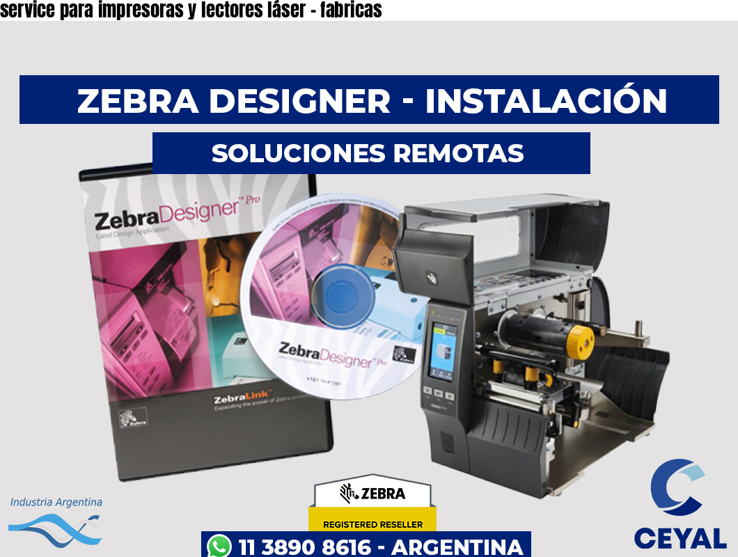 service para impresoras y lectores láser – fabricas