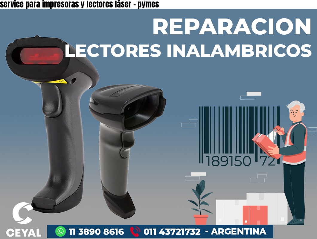 service para impresoras y lectores láser - pymes