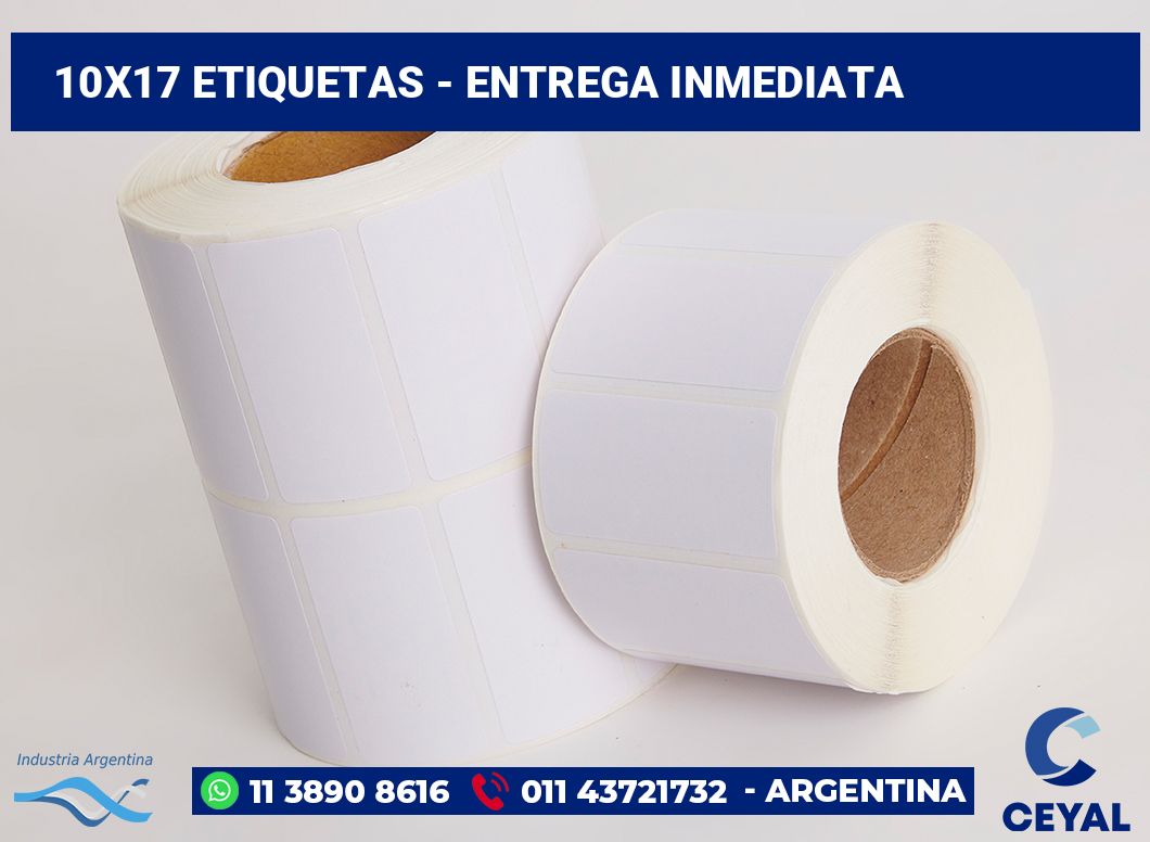 10x17 Etiquetas