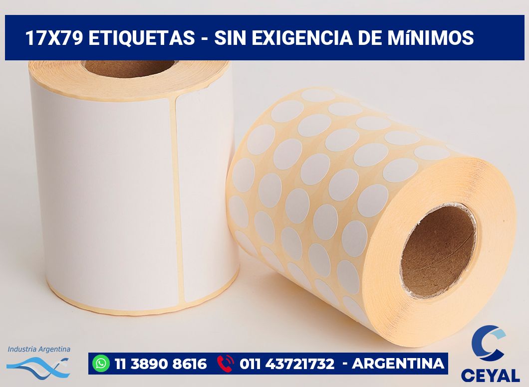17×79 Etiquetas