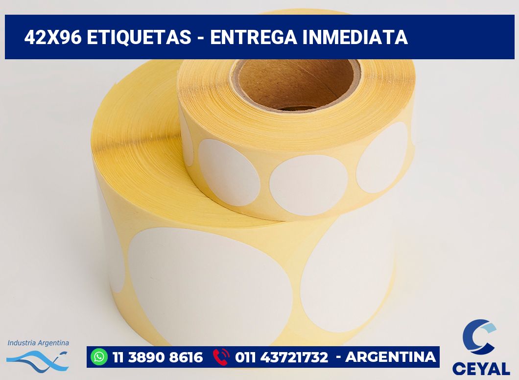 42x96 Etiquetas