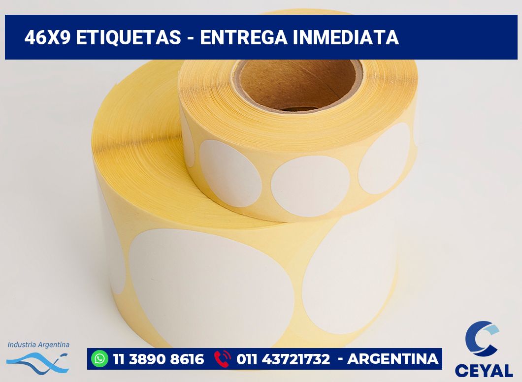 46x9 Etiquetas