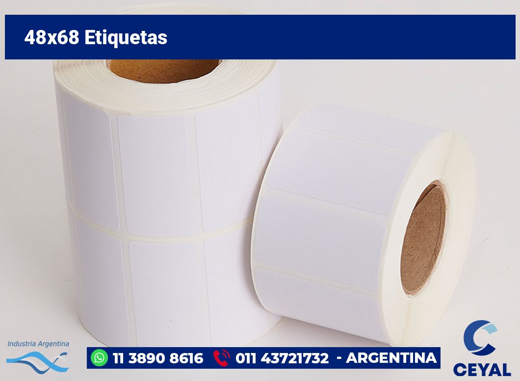 48×68 Etiquetas