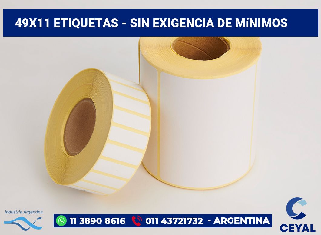 49×11 Etiquetas
